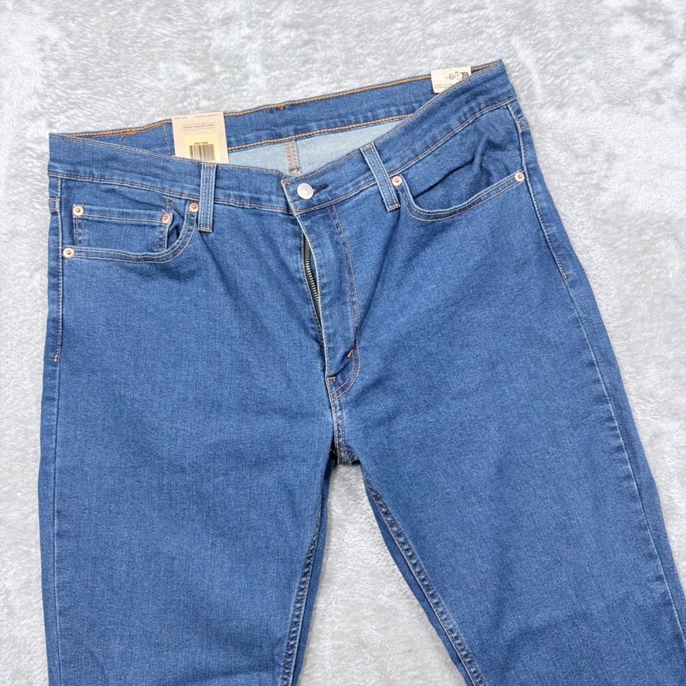 Levi's 511 Slim Jeans Mens 36x32 Blue Stretch Denim Medium Wash Low Rise